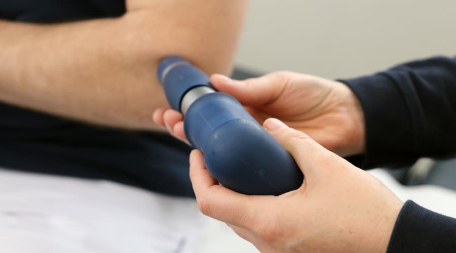 Bild: Stoßwellentherapie